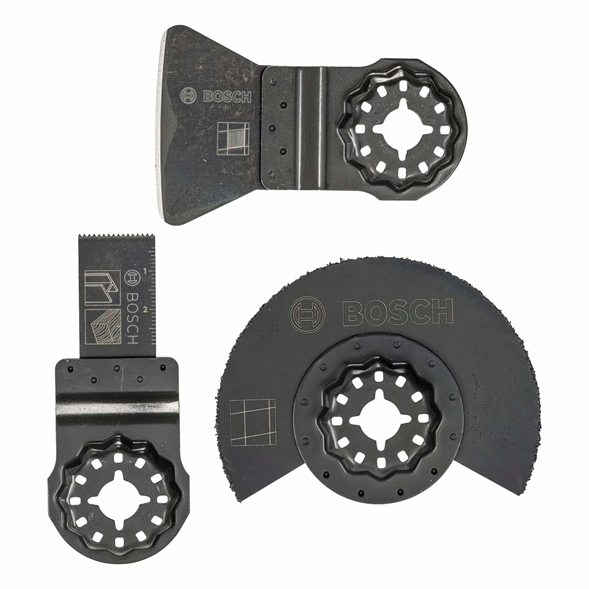 Bosch Accessories 2608662342 Coffret de 3 pièces pour carreleur AIZ 20 ab (1x)/ ATZ 52 SC (1x)/ acz 85 lmt (1x)