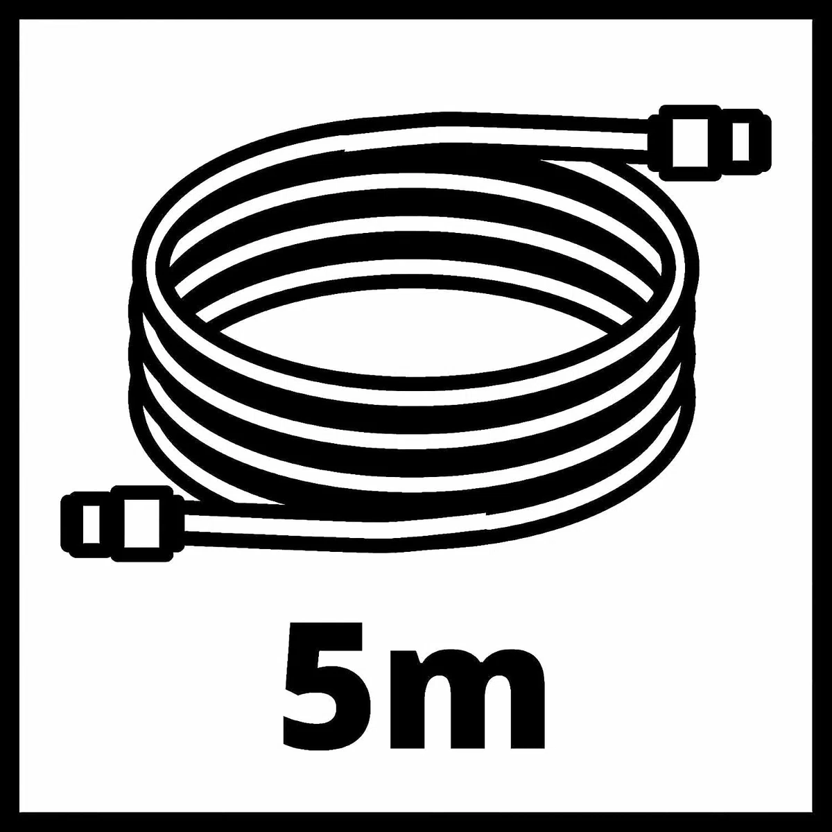 Einhell Kit 3 accessoires pneumatique pour compresseur à air (Pistolet de soufflage, manomètre de gonflage, tuyau de 5m (diamètre intérieur 6 mm))