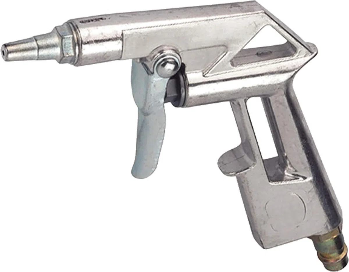 Einhell Kit 3 accessoires pneumatique pour compresseur à air (Pistolet de soufflage, manomètre de gonflage, tuyau de 5m (diamètre intérieur 6 mm))
