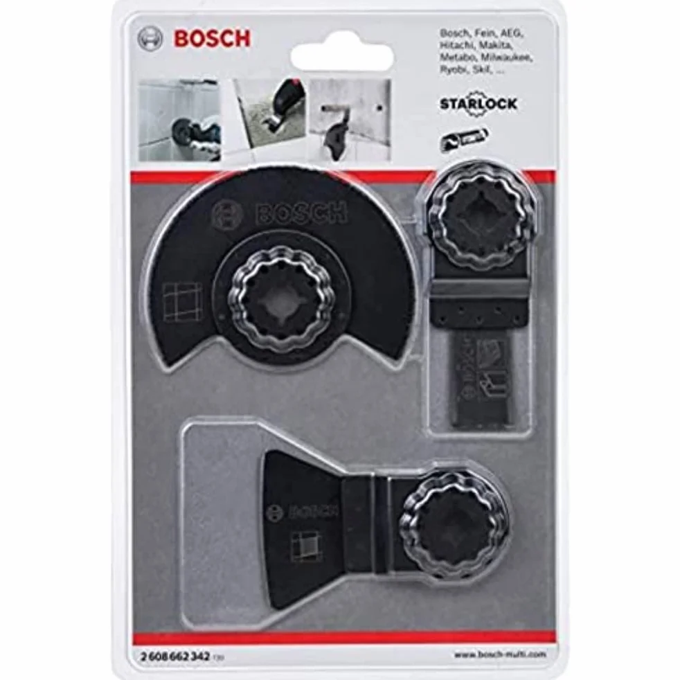 Bosch Accessories 2608662342 Coffret de 3 pièces pour carreleur AIZ 20 ab (1x)/ ATZ 52 SC (1x)/ acz 85 lmt (1x)