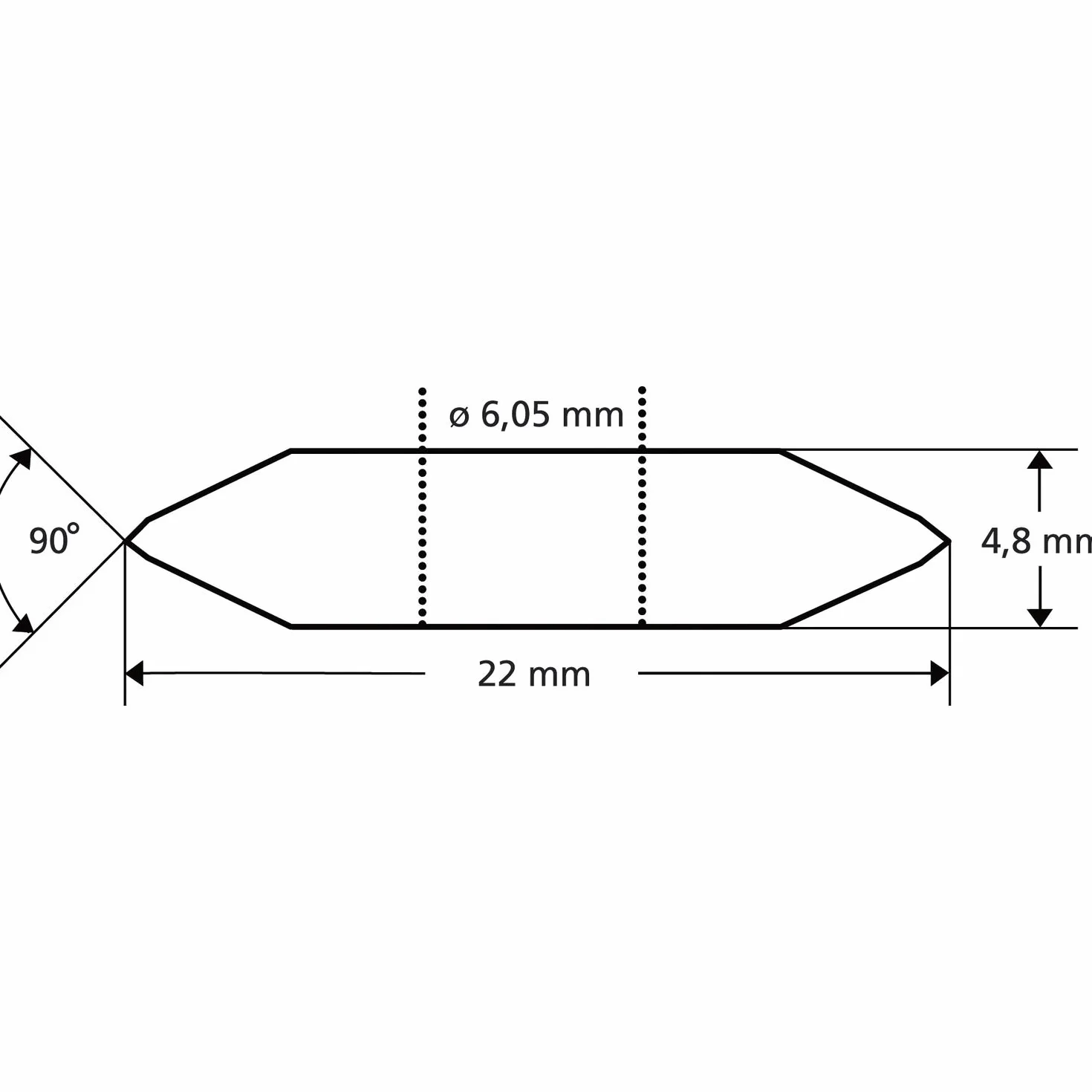 'KAUFMANN 10.980.21 – Roue de coupe carrelage "Topline | 1 pièce